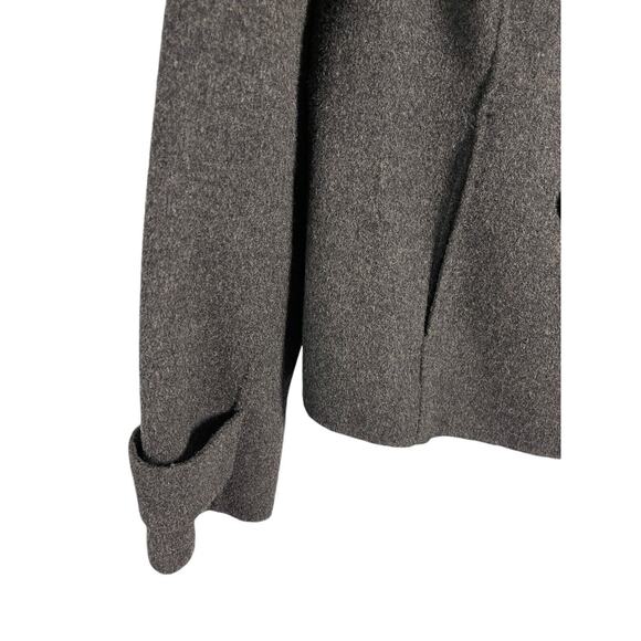 Cambridge Dry Goods 100% Wool Dark Grey Button-up Size Large Jacket/Sweater - Picture 3 of 10